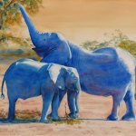 © Elizabeth Burin,  Elephant Love