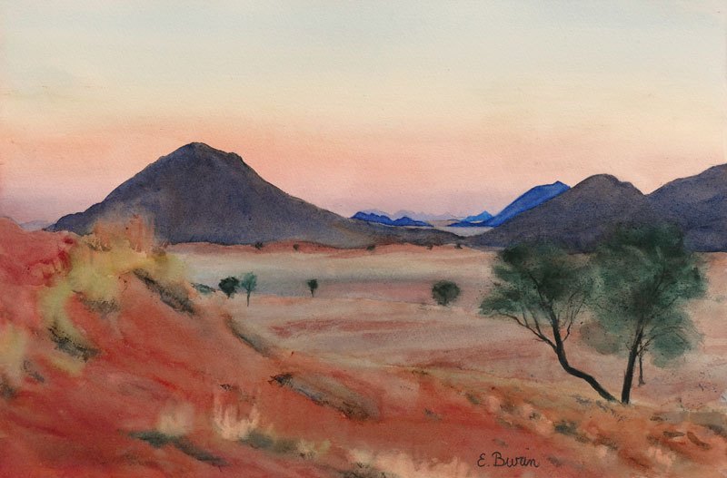 © Elizabeth Burin, Desert Twilight
