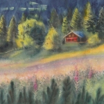 © Elizabeth Burin, Meadow at Sundown