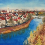 © Elizabeth Burin, Strasbourg from the Bridge