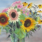 © Elizabeth Burin, Sunflowers and Friends