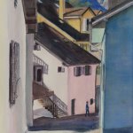 © Elizabeth Burin, Quiet Street at Lunchtime