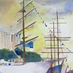 © Elizabeth Burin, Tall Ships